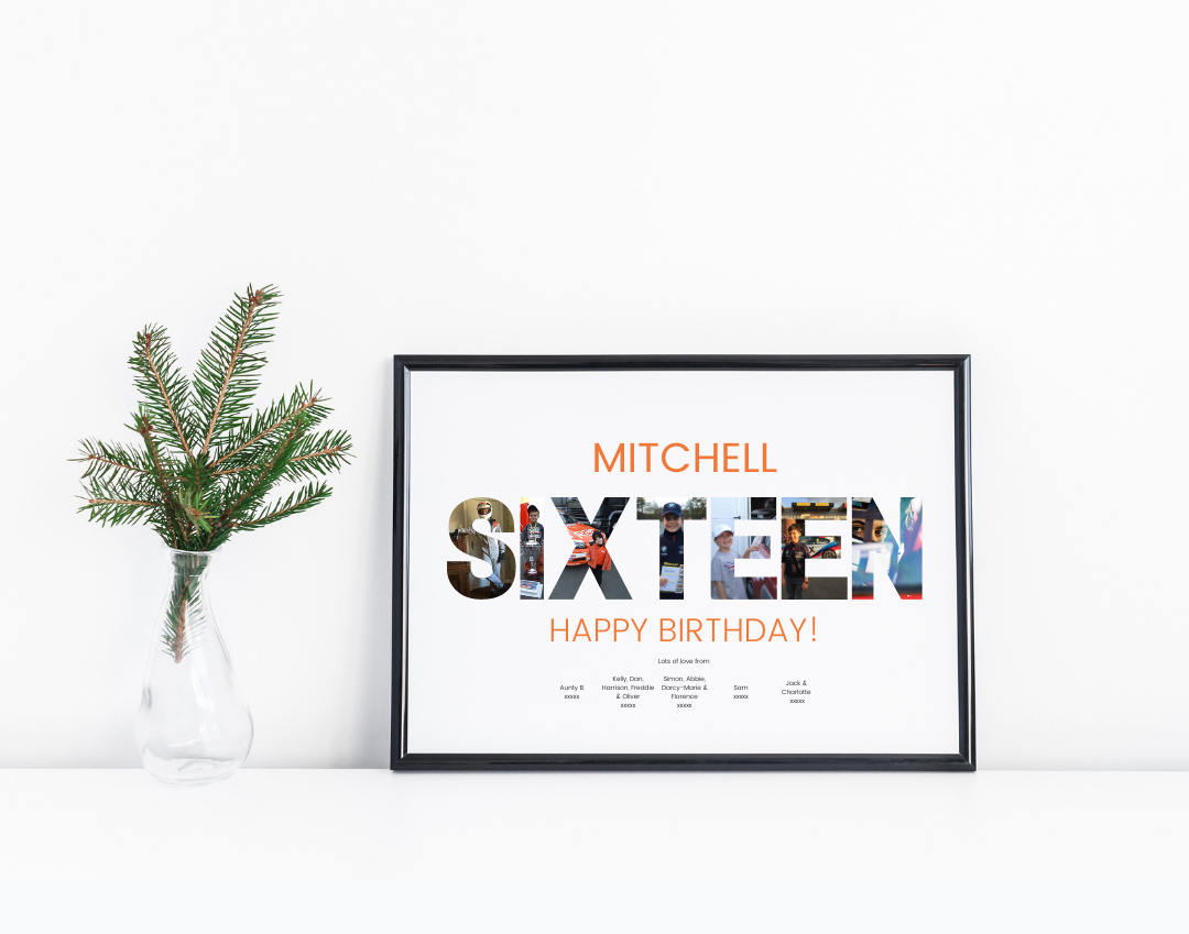 Photo Collage Text Print Photo Collage Text Print