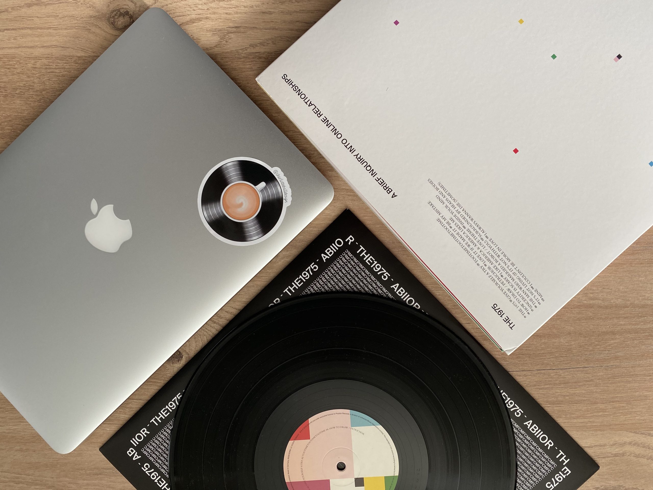 Record Coffee Vinyl Stickers Record Coffee Vinyl Stickers