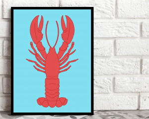 Lobster Art Print