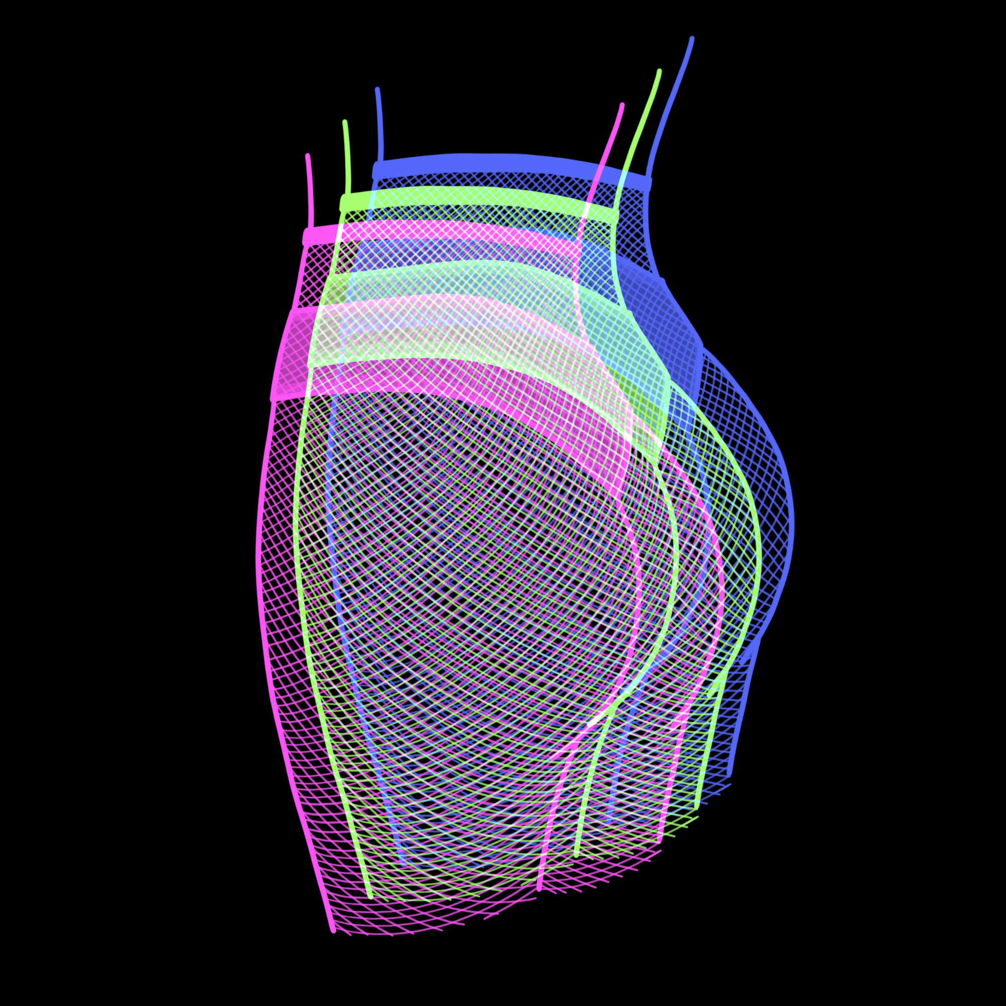 Woman in Fish Net Tights Art Print Woman in Fish Net Tights Art Print