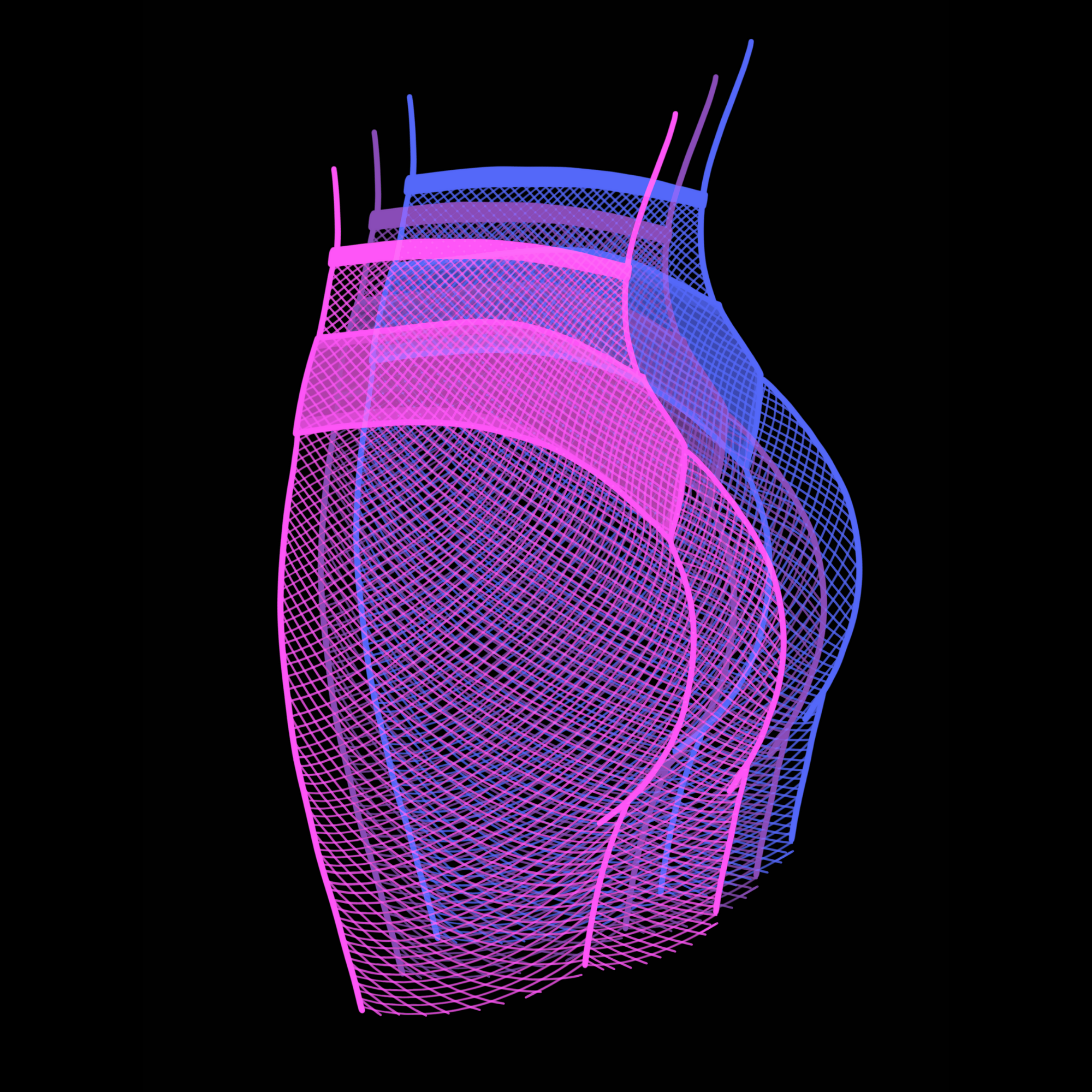 Woman in Fish Net Tights Art Print Woman in Fish Net Tights Art Print