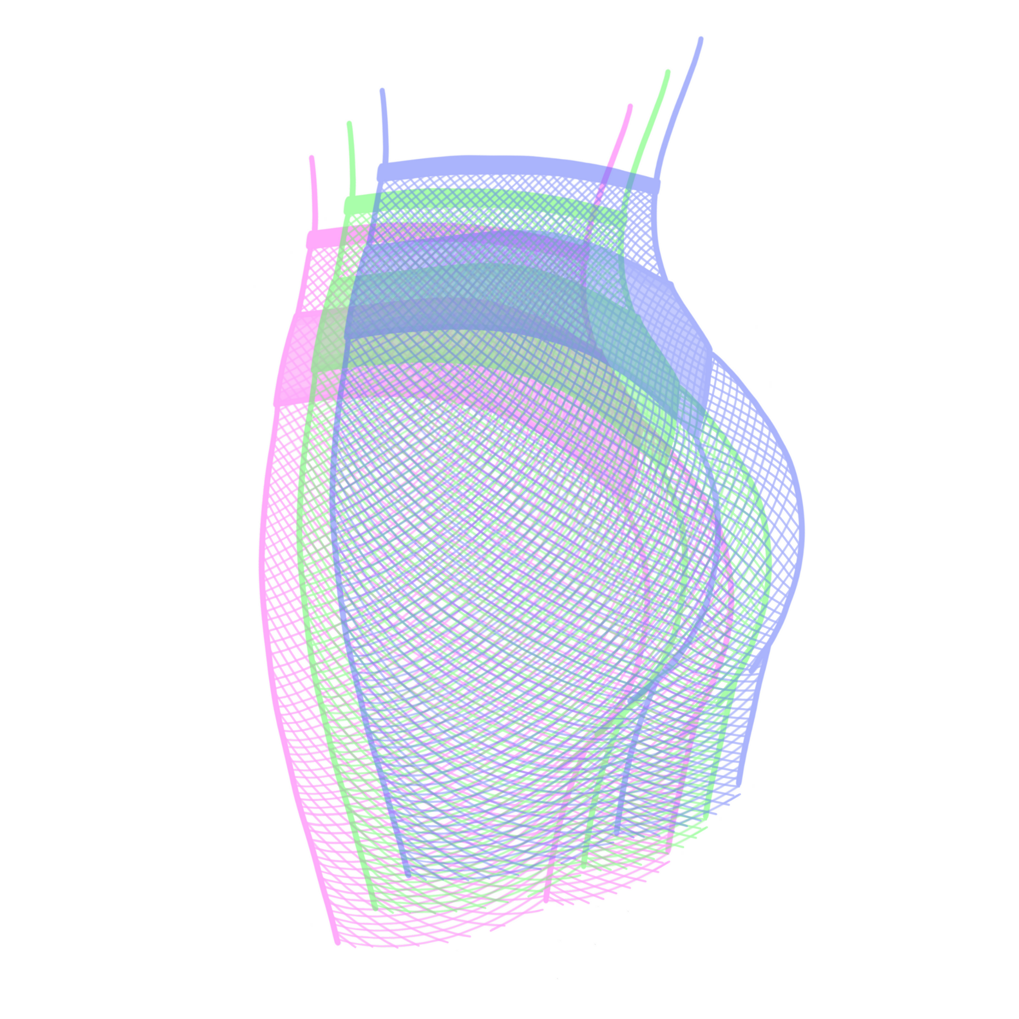 Woman in Fish Net Tights Art Print Woman in Fish Net Tights Art Print