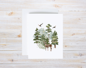 Woodland Scene Card