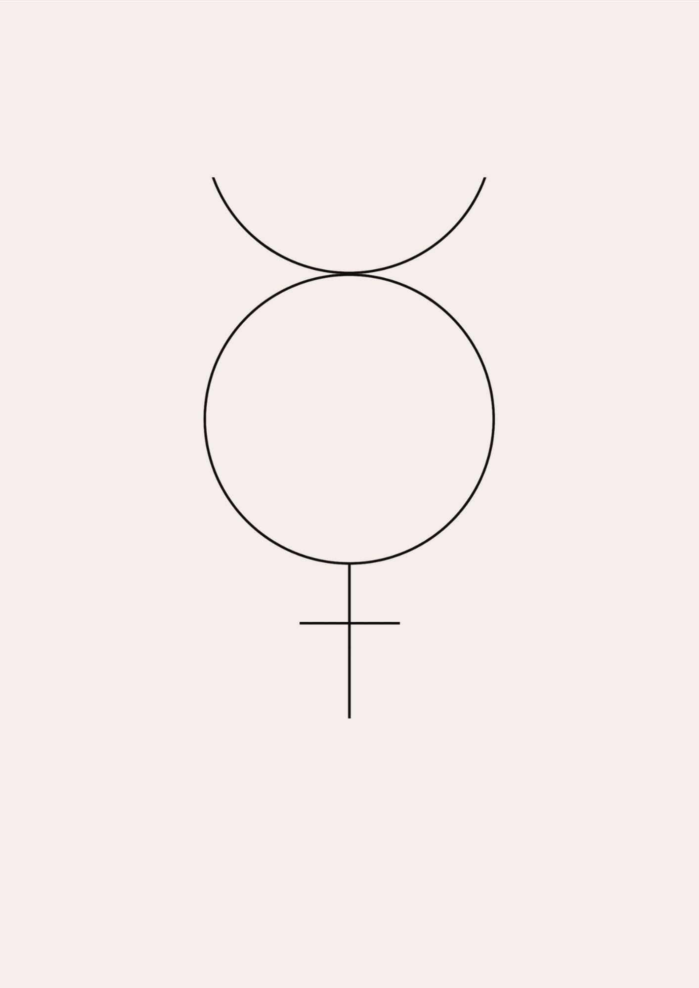 Mercury/Gender Fluid Symbol Mercury/Gender Fluid Symbol