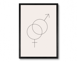 Gender Symbol Art Print