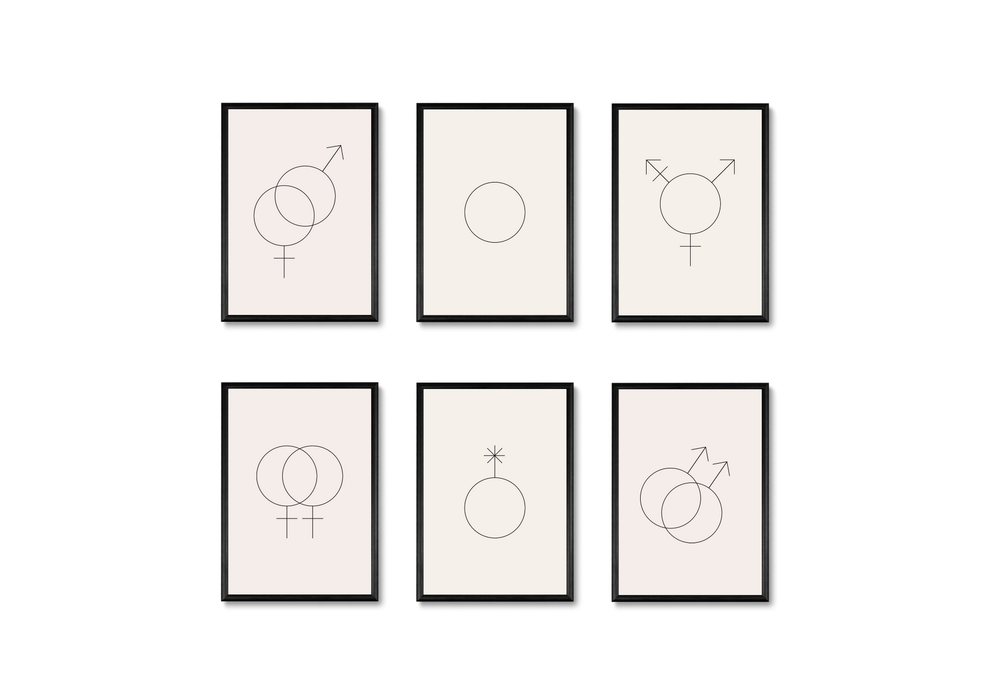 Gender Symbol Art Print Gender Symbol Art Print