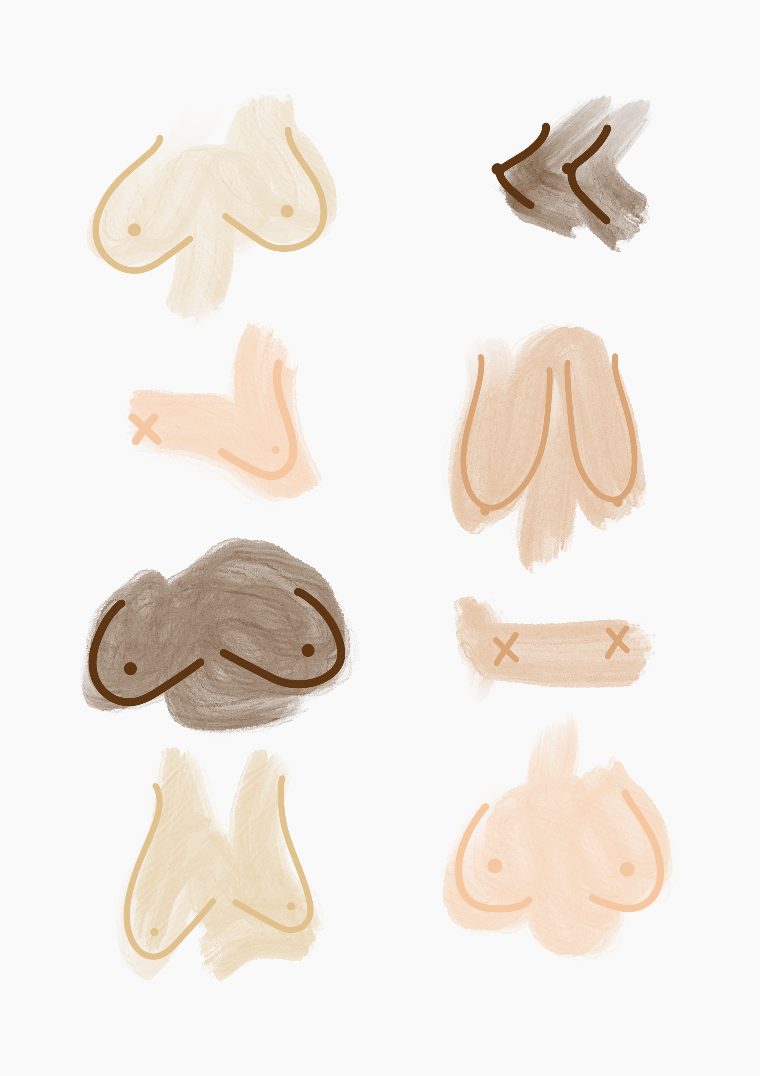 Boob Self Love Art Print Boob Self Love Art Print