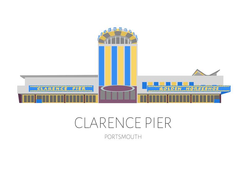 Clarence Pier Portsmouth Art Print Clarence Pier Portsmouth Art Print